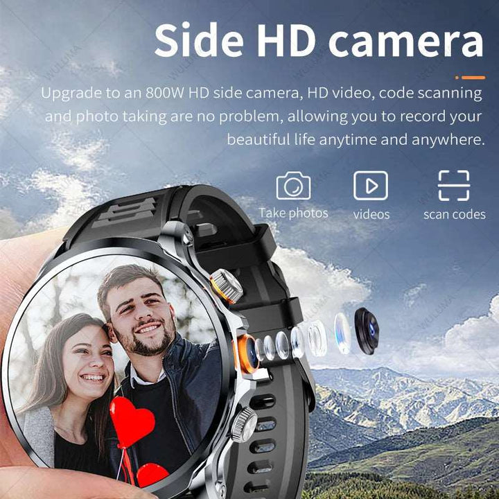 1.95-inch 3D 4G Network Smart Watch SIM Card Google Play Download APP Camera GPS WIFI NFC Call Android Men Women Smartwatch