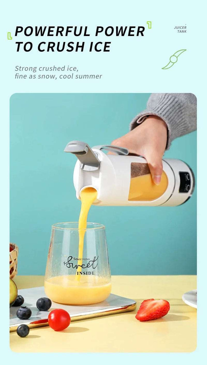 Wireless Portable Blender Fruit Juicer Ice Crusher USB Rechargeable