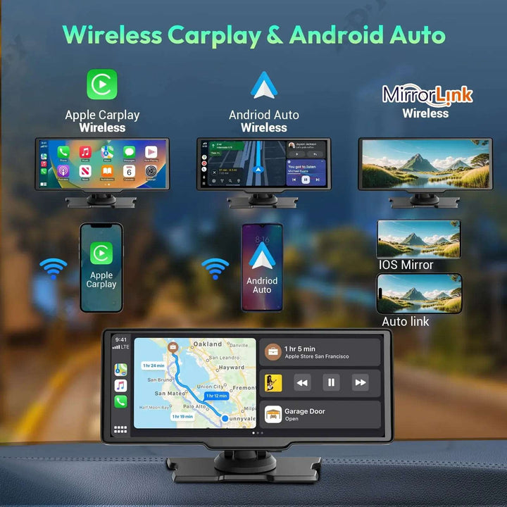 Car Monitor Multimedia GPS Rearview Camera Dashboard