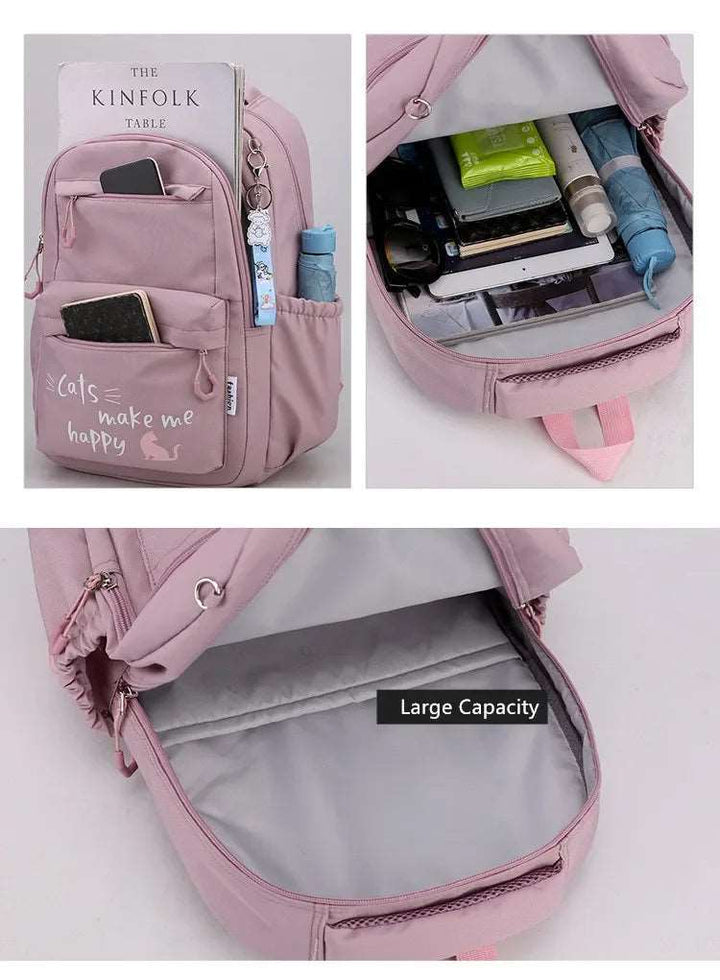 School Backpack for Girls  Waterproof Large Travel Shoulder Bag