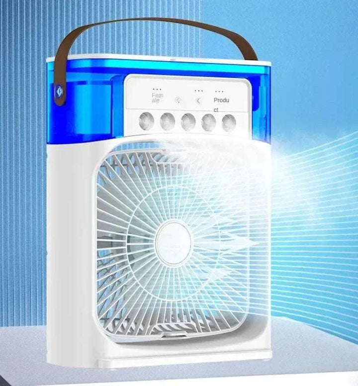 Portable Humidifier Fan AIr Conditioner Household Small Air Cooler Hydrocooling Portable Air Adjustment For Office 3 Speed Fan