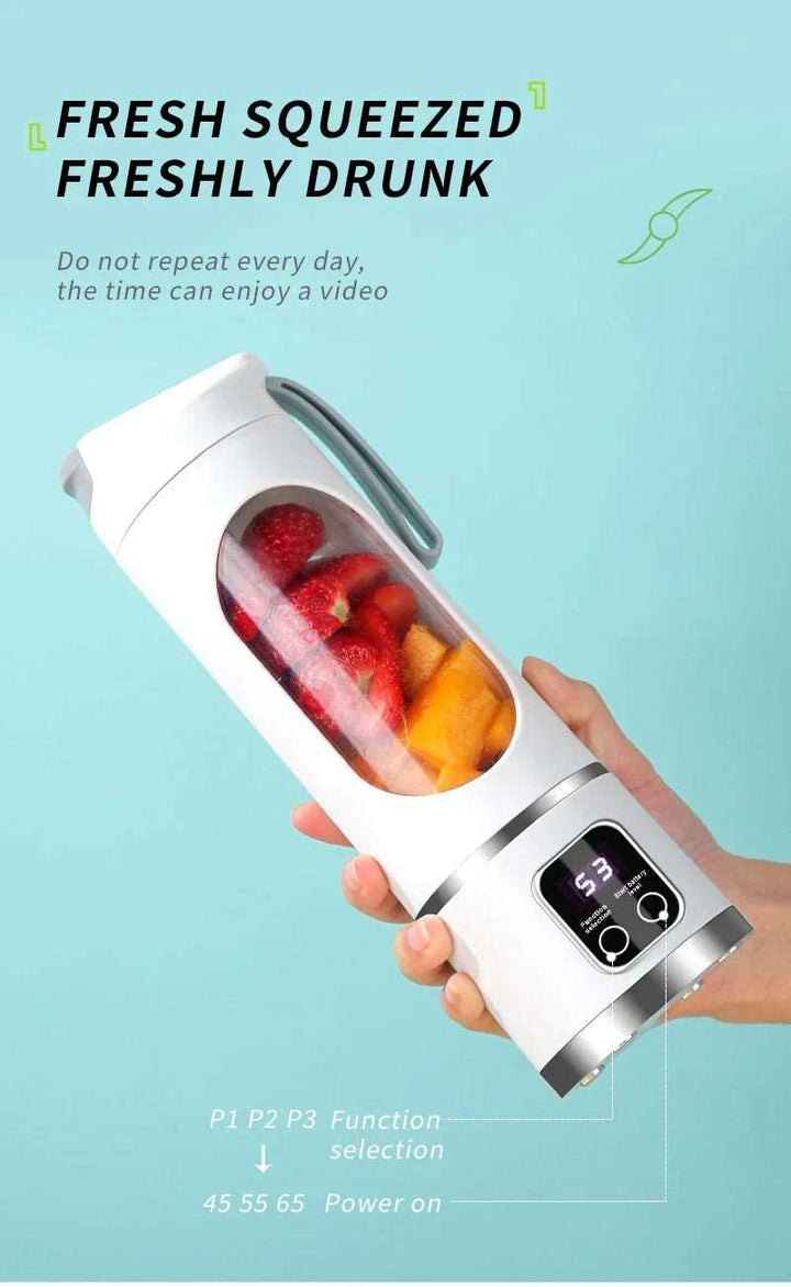 Wireless Portable Blender Fruit Juicer Ice Crusher USB Rechargeable