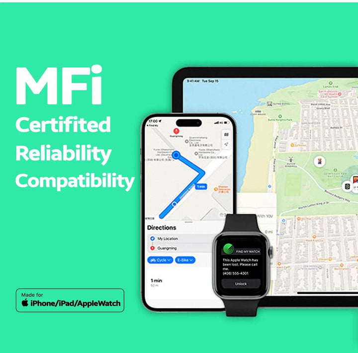 Xiaomi Mijia Wireless Charging Tracking Location Wallet GPS Locator Smart RC Smart Tag Iphone Apple Device Find Tracker Card