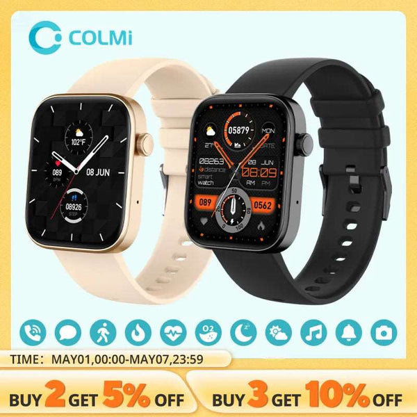 Smartwatch Health Monitoring  Waterproof  Voice Assistant for women & men