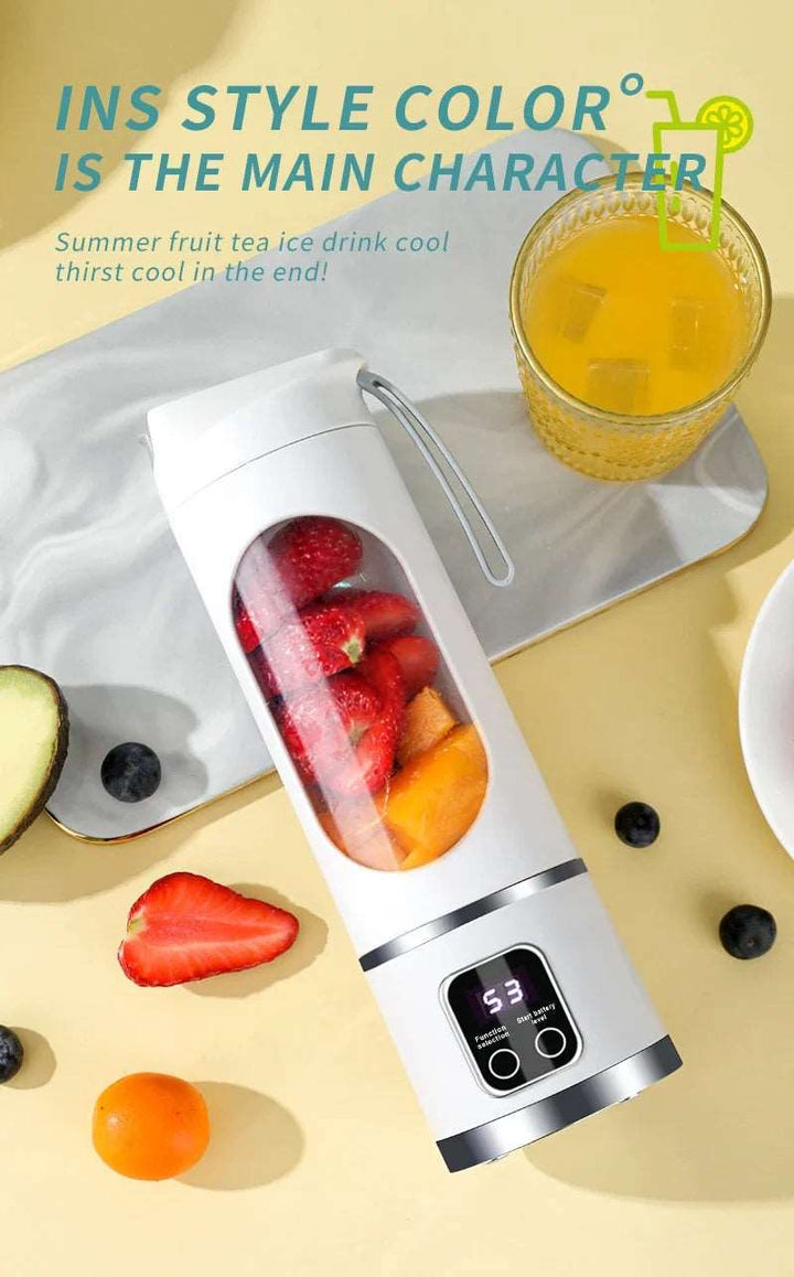 Wireless Portable Blender Fruit Juicer Ice Crusher USB Rechargeable