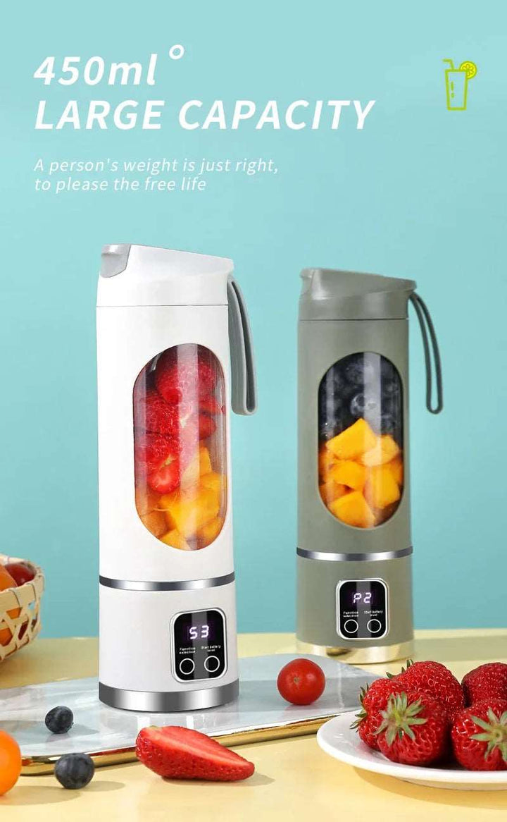 Wireless Portable Blender Fruit Juicer Ice Crusher USB Rechargeable