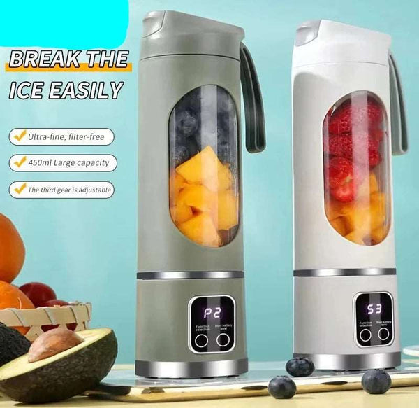 Wireless Portable Blender Fruit Juicer Ice Crusher USB Rechargeable