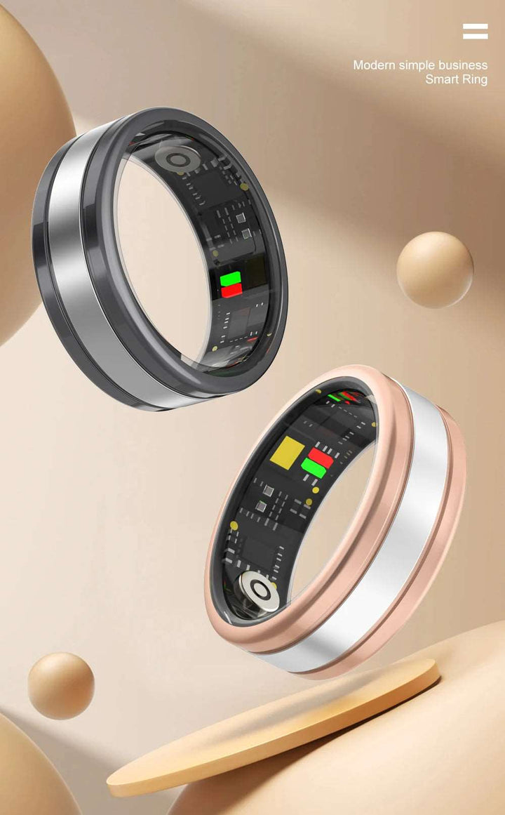 New Smart Ring for Men Women Heart Rate and Blood Oxygen Sleep Monitor Waterproof for Android IOS